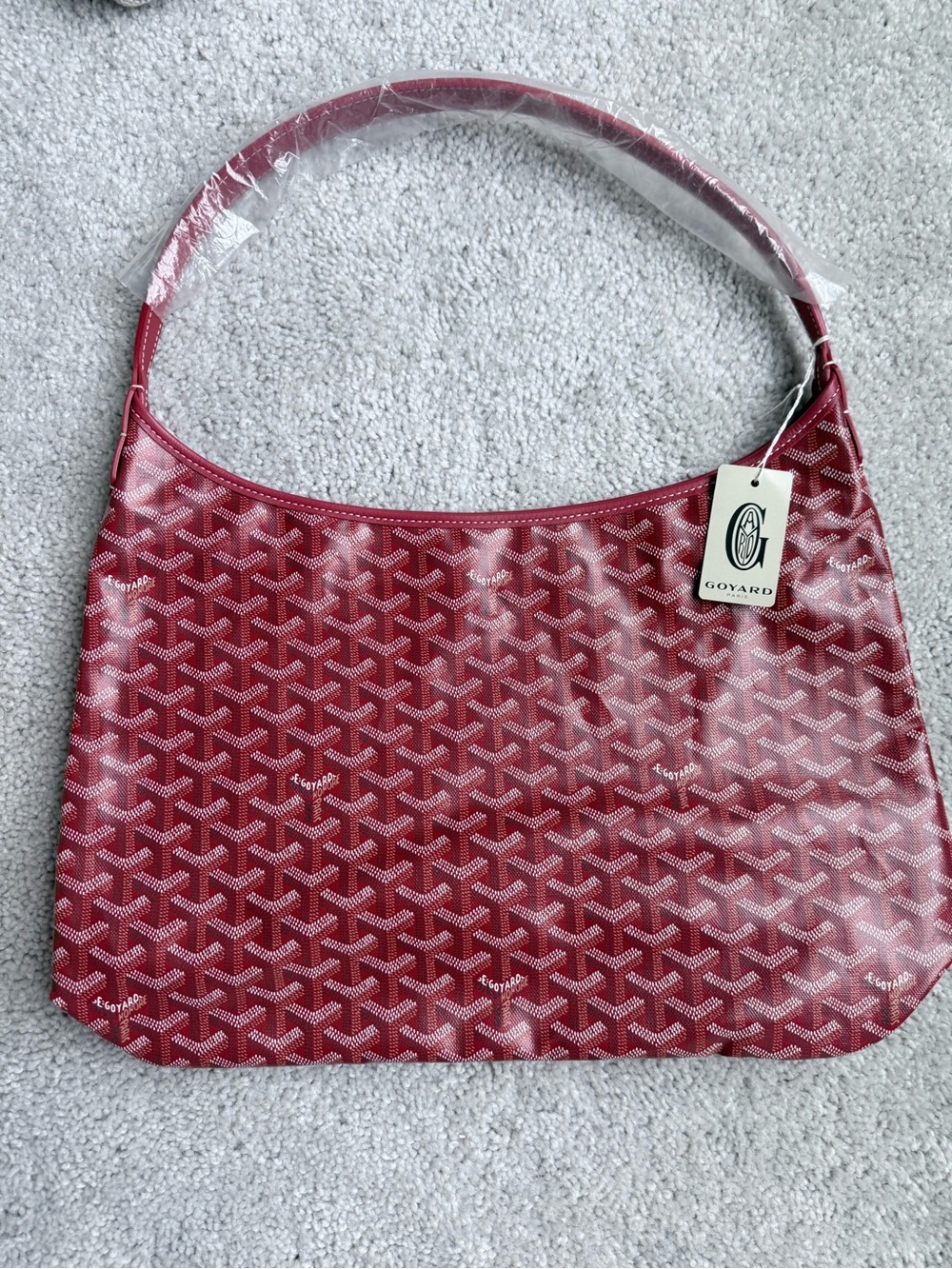 Goyard hobo Boheme PM  Red Shoulder Bag